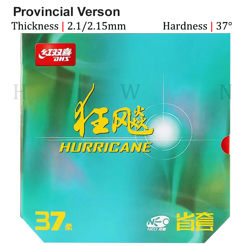Table Tennis Backhand - Véritable DHS Hurricane 3 NEO Provincial