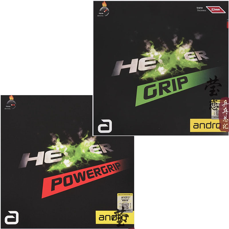 Table Tennis Game - Andro HEXER GRIP caoutchouc de tennis