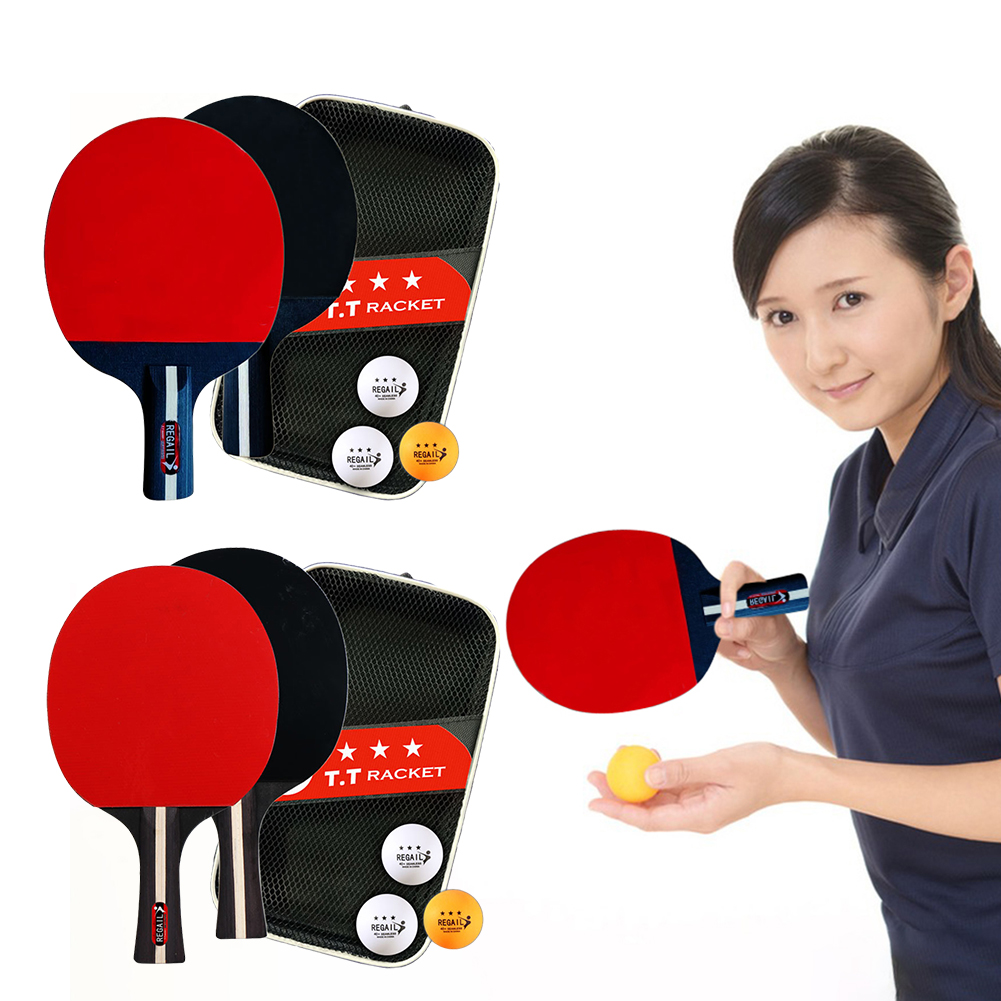 Table Tennis Backhand - Ensemble de raquettes de tennis de