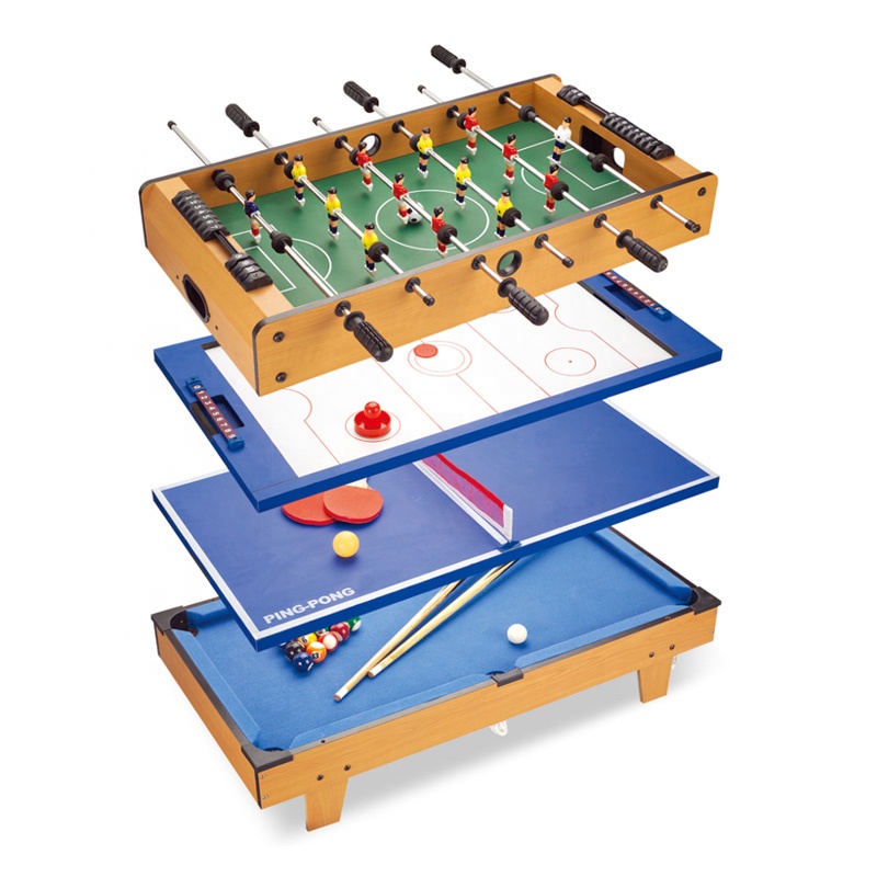 Table Tennis Game - Table de jeux 4 en 1,