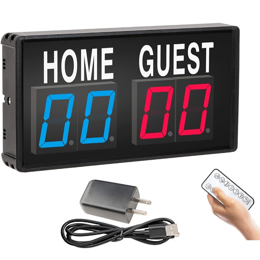 Table Tennis Machine - Tableau de score numérique LED portable