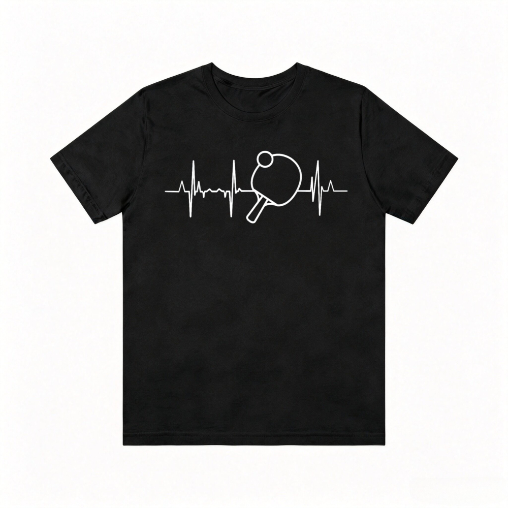Table Tennis Graphics - T-shirt unisexe à manches courtes, style