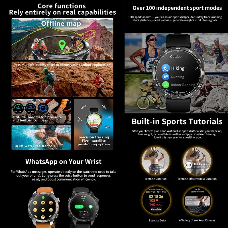 Montre connectée pour hommes,  - Table Tennis World avis et prix