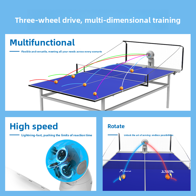 Machine de service de tennis d - Table Tennis Machine avis et prix