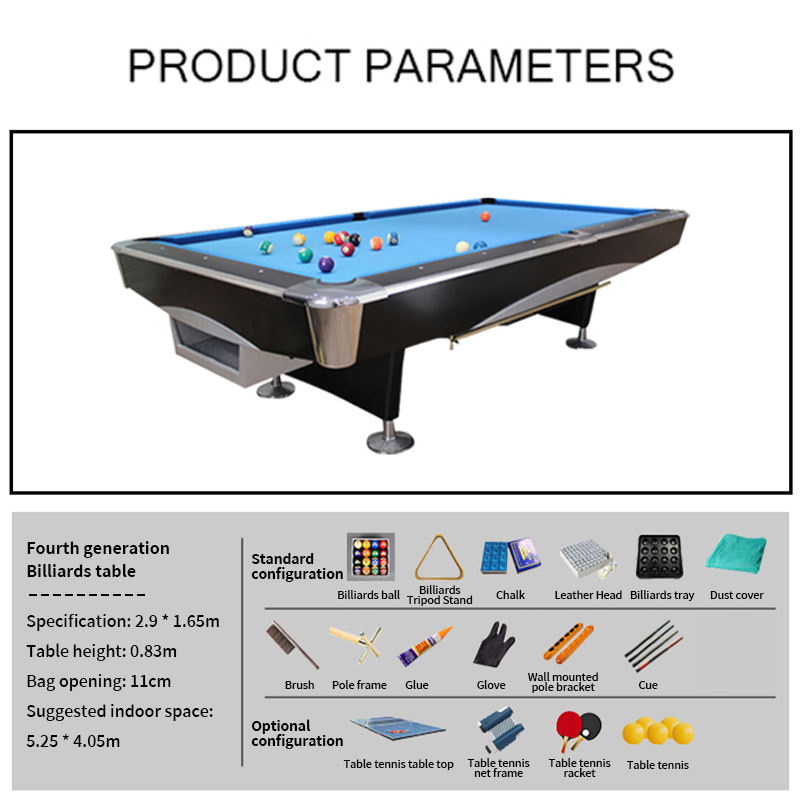 Table de billard moderne 9 pie - Table Tennis Game avis et prix