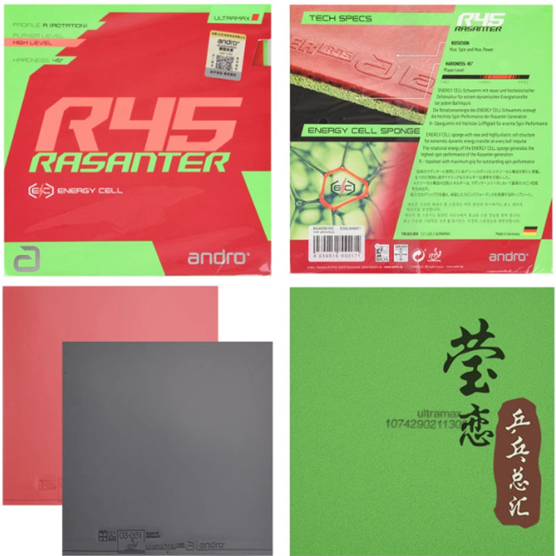 Andro Rasanter R45 47 50 C45 4 - Table Tennis Game avis et prix