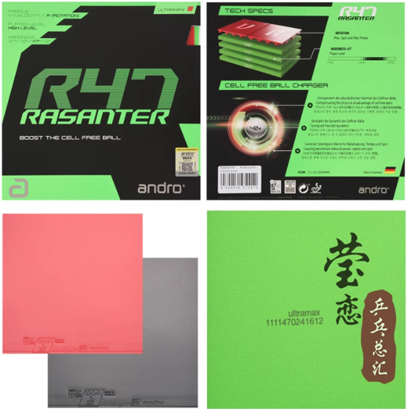 Andro Rasanter R45 47 50 C45 4 - Table Tennis Game avis et prix