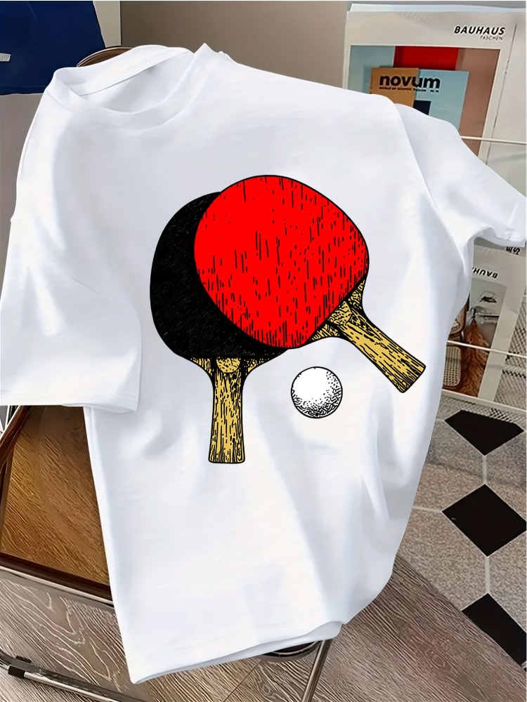 T-shirt homme col rond bleu ma - Table Tennis Graphics avis et prix