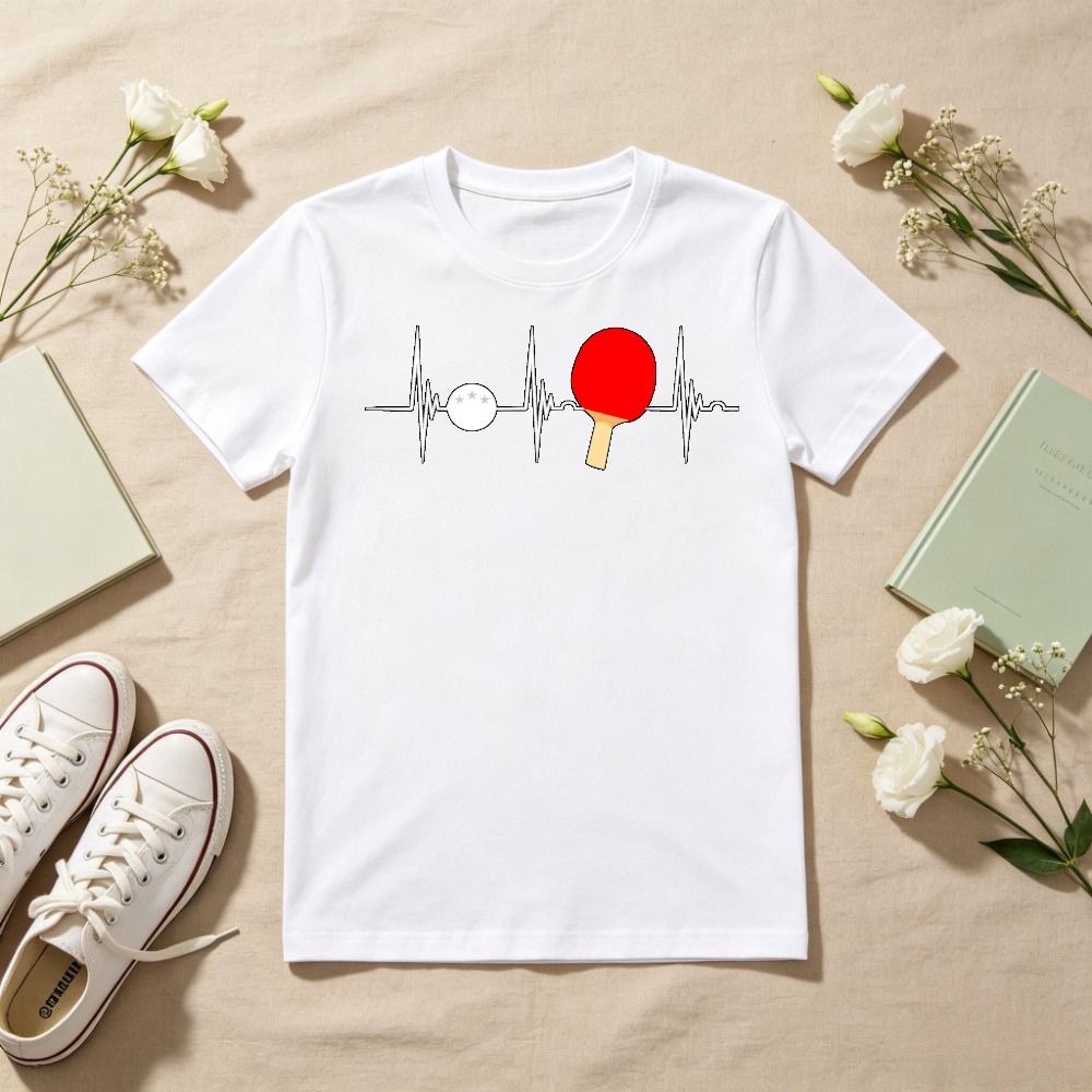 T-shirt de sport à manches cou - Table Tennis Graphics avis et prix