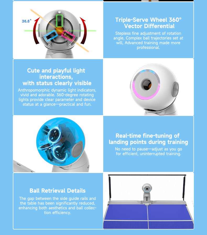 Robot de tennis de table élect - Table Tennis Machine avis et prix