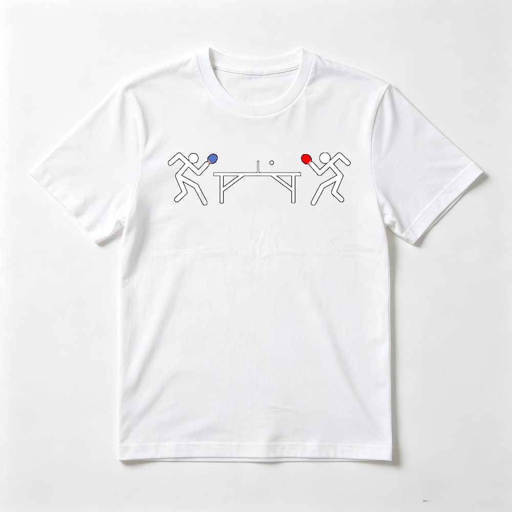 T-shirt pour Amoureux du Tenni - Table Tennis Graphics avis et prix