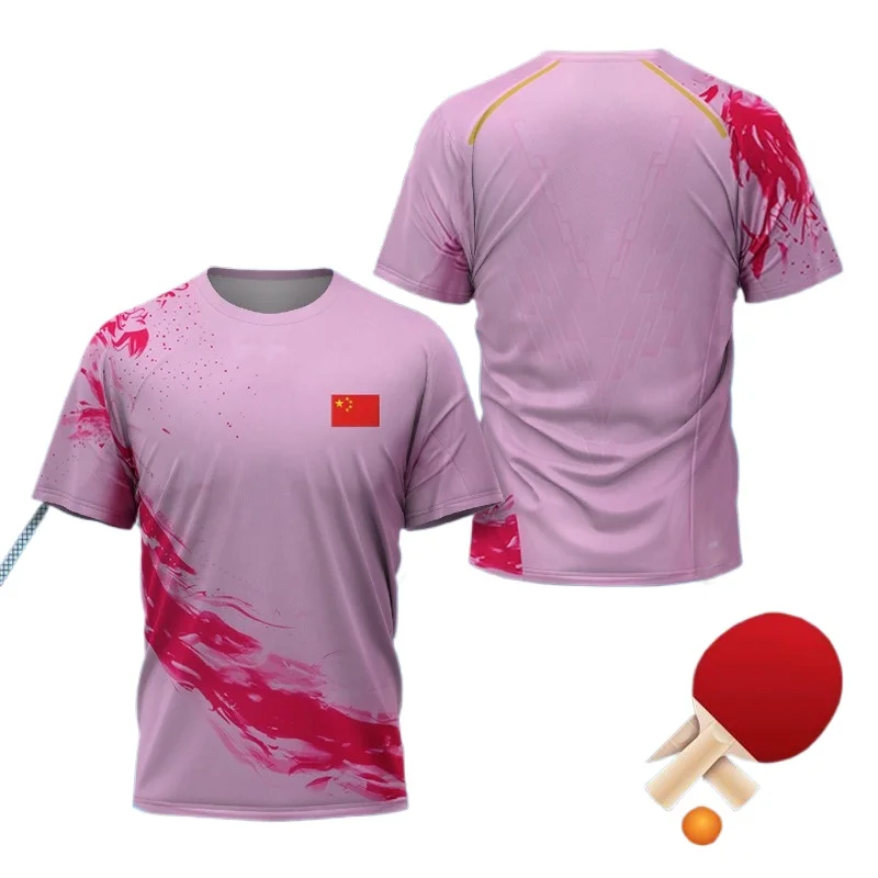 T-shirt graphique Dragon de Ch - Table Tennis Outfit avis et prix